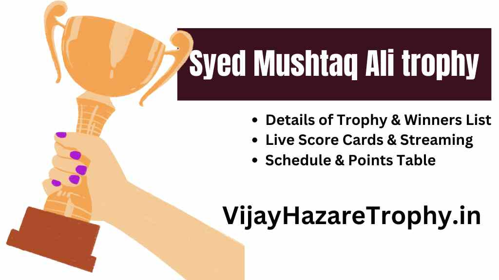 Syed mushtaq ali trophy online live on which channel